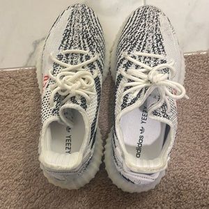 Zebra Yeezys
